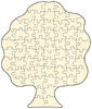Blankopuzzle Baum, 58x68, 65 Teile