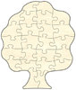 Blankopuzzle Baum, 58x68, 24 Teile