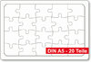 Rahmen-Blanko-Puzzle DIN A5 - 3er-Pack
