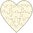 Blankopuzzle Herz, 56x56, 12 Teile