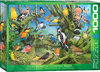 Puzzle Gartenvögel