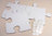 Blanko Holzpuzzle unendlich L, weiß, 12 Teile