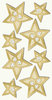 Sticker "Sterne gold mit Strass"