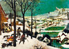 Puzzle Jäger im Schnee - Brueghel