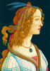 Puzzle Bildnis einer Dame - Botticelli