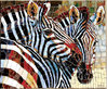 Puzzle Zebras - Glaskunst